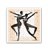 Inspiring Feminine Dance Flair Wrapped Canvas - Beyond T-shirts